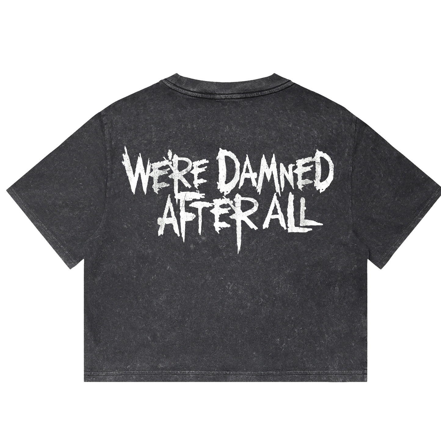 Mother War Washed Crop T-Shirt