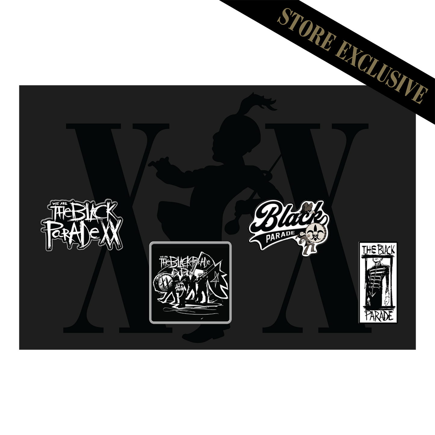 The Black Parade 20th Anniversary Pin Set
