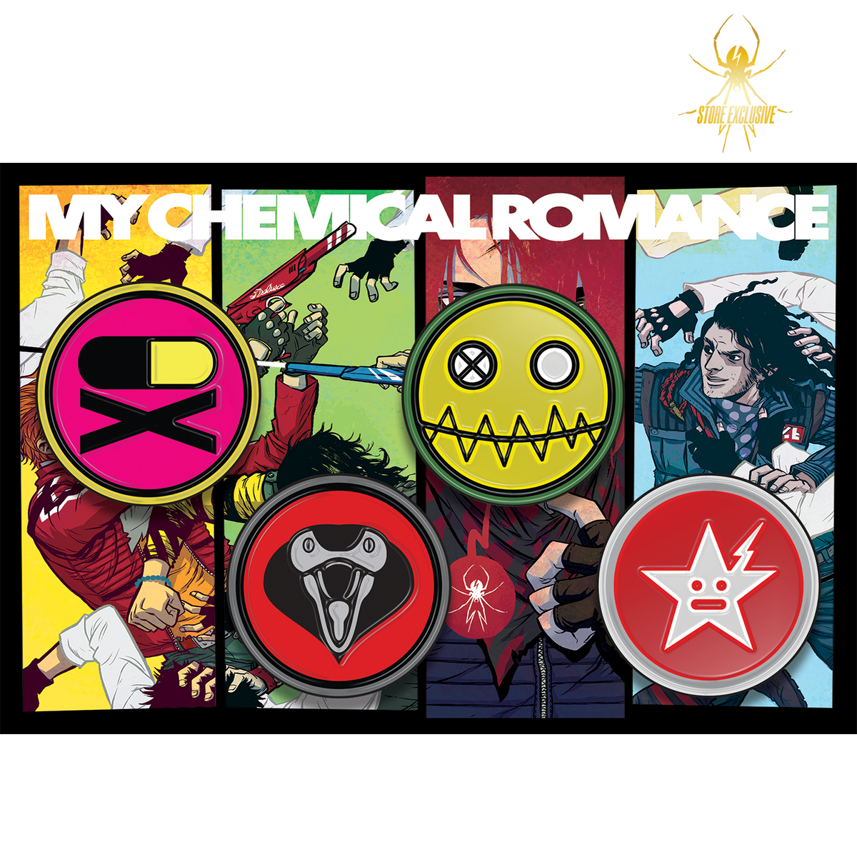 Killjoys Pin Set – My Chemical Romance