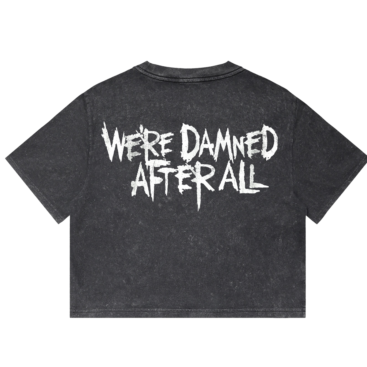 Mother War Washed Crop T-Shirt