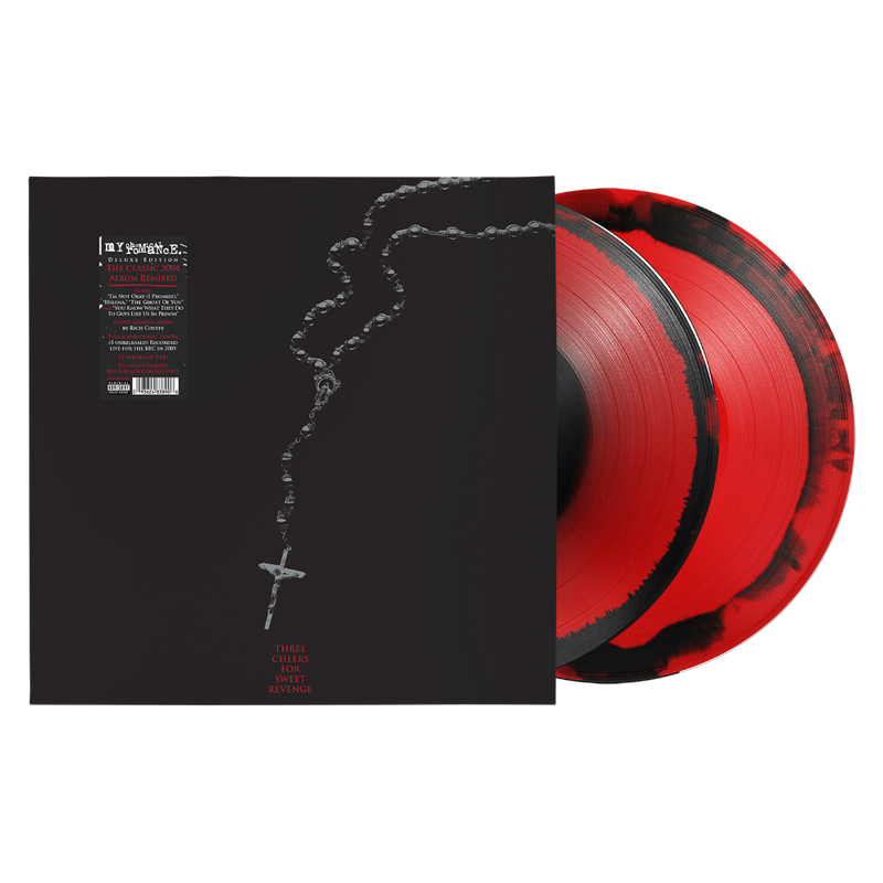 Three Cheers for Sweet Revenge (Deluxe Edition) Red & Black Corona Vinyl 2LP