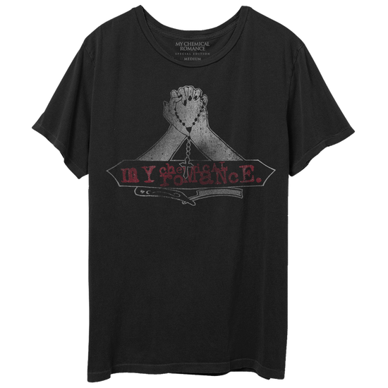 PRAYING HANDS DISTRESSED T-SHIRT